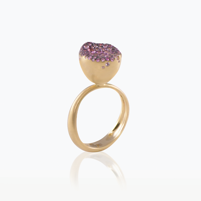 BABY MALAK FLOURISH BONBON SMALL ROUND RING